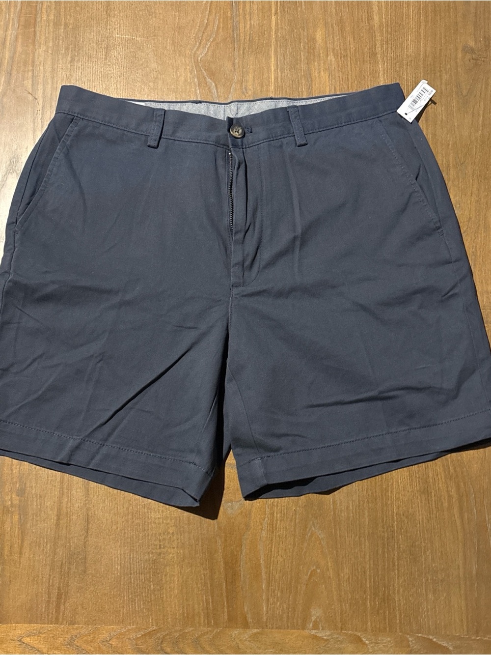 Amazon Essentials Navy Flat-Front Chino Shorts